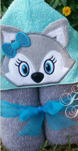 3D Fox Hooded Towel