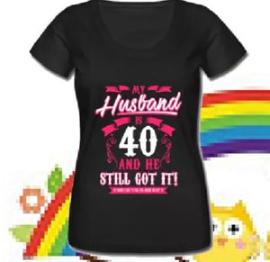 40th womens Tshirts