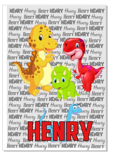 Dinosaur Custom Blanket