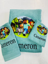 Minecraft Personalised towel