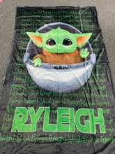 Baby Yoda Custom Blanket