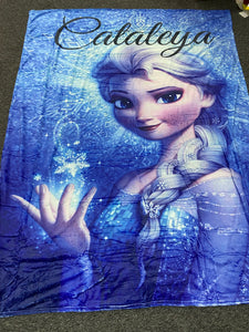 Elsa custom Blanket