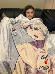 Animate Bakugo Custom Blanket