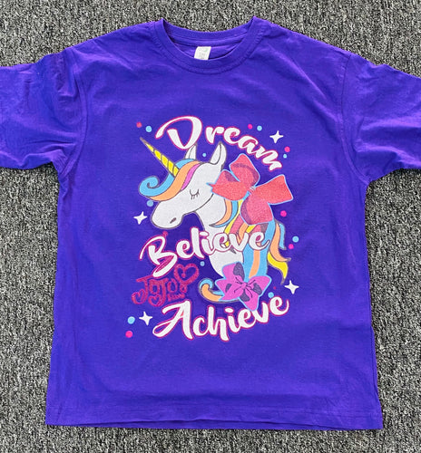 Dream believe achieve Jojo tshirt