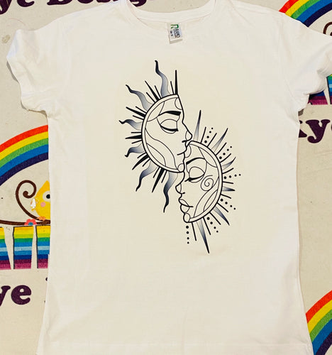 Sun and moon tshirt