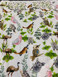 Australian animals quilt cover custom set 3pc