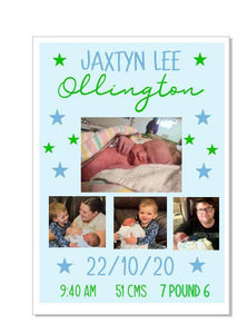 Baby birth  Custom Blanket