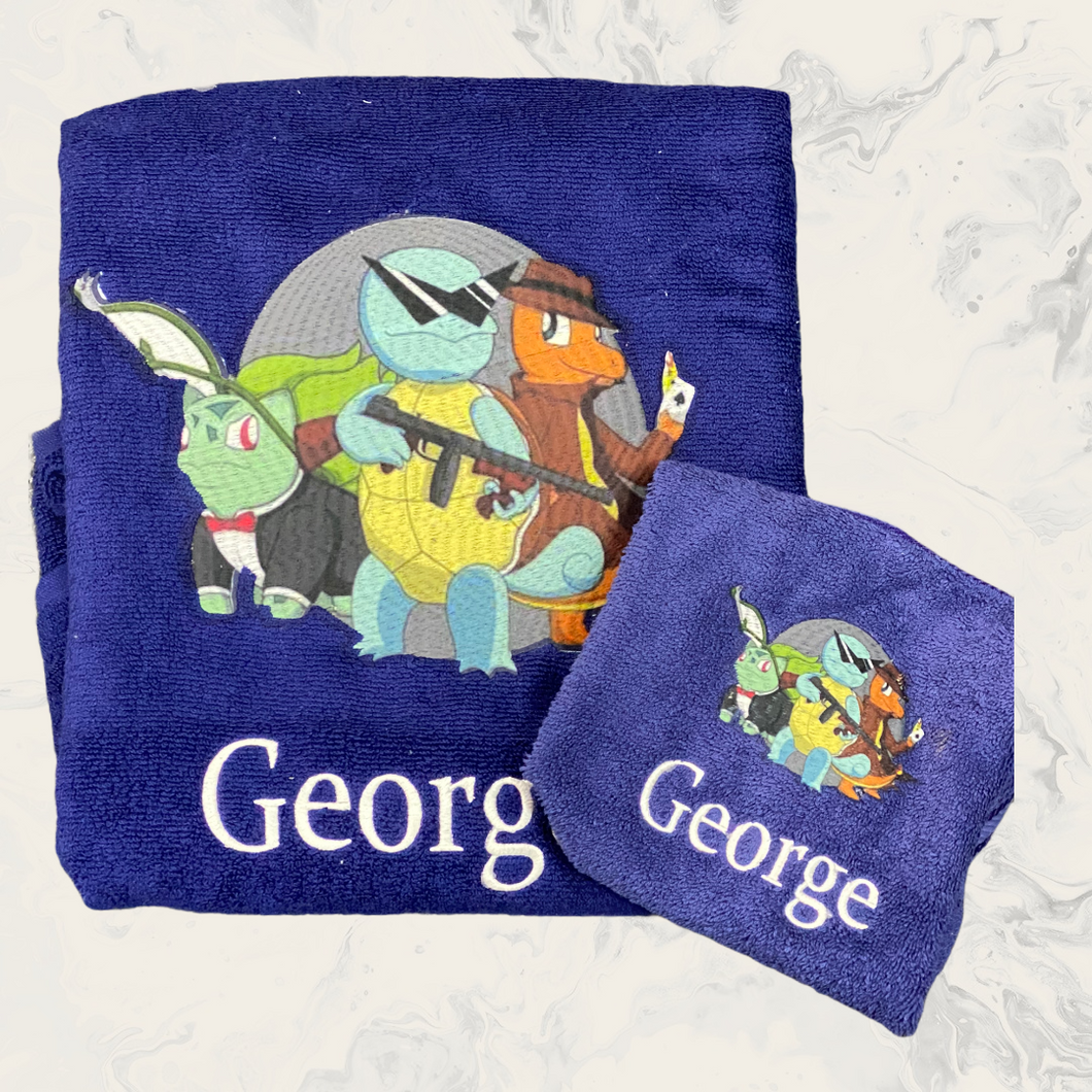 Pokémon gang towel set