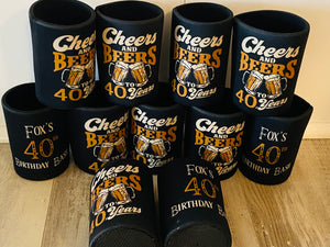 Wedding/Engagement, birthday Favours Stubby Cooler/holder