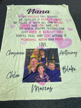 photo picture custom Blanket