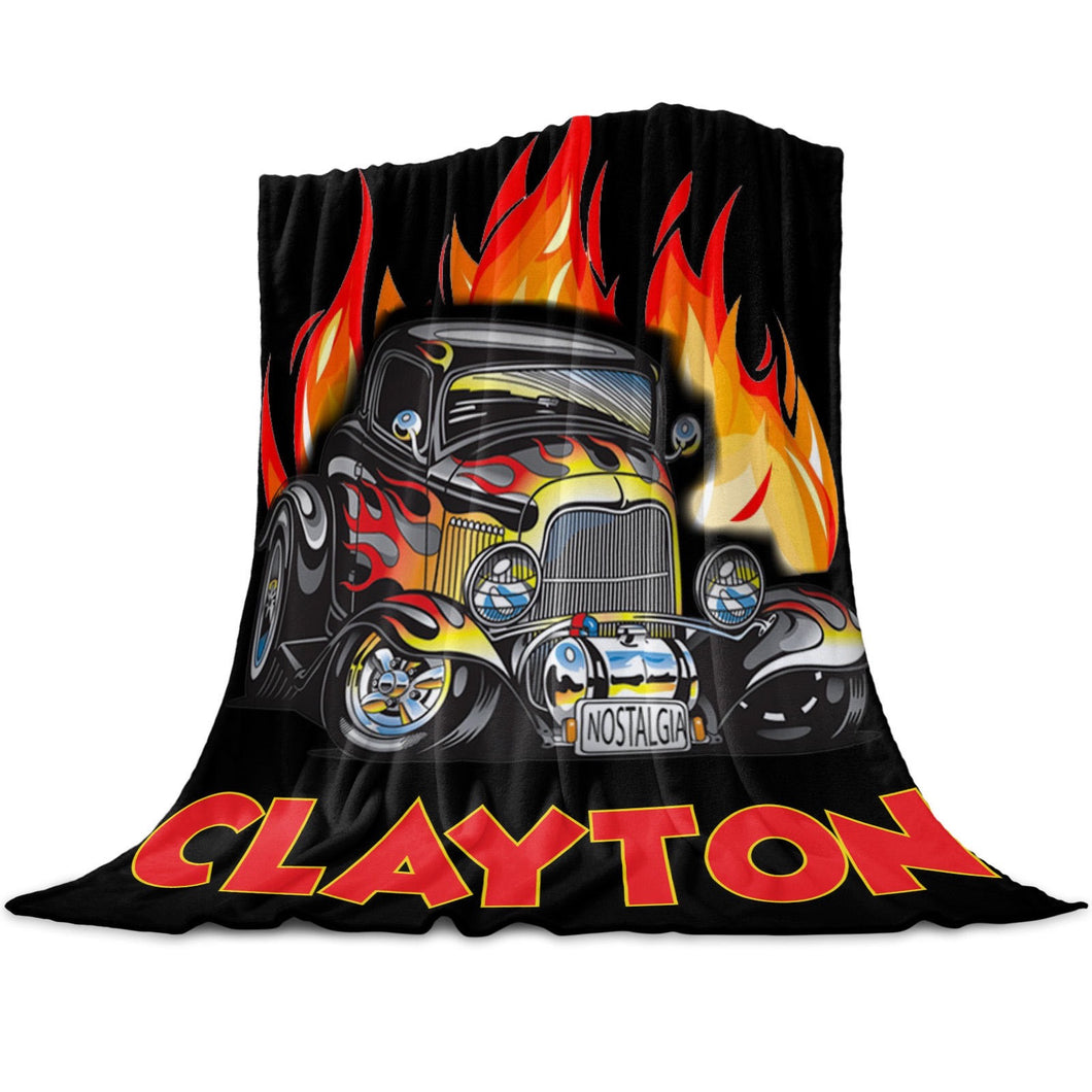 Hot rod car custom Blanket