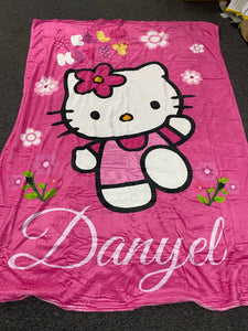 Hello kitty custom Blanket