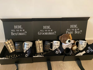 Wedding Mens  Gift Box - groom , best man