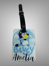 Bluey bag tag