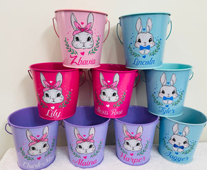 Easter buckets personalised