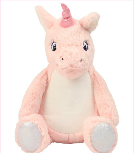 Zippies pink unicorn Teddy