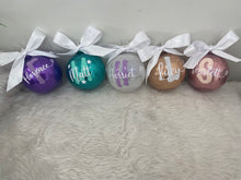 Personalised Glittered Baubles