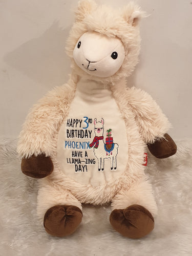 Llama Cubbies Teddy