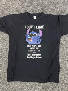 Stitch I don’t care tshirt