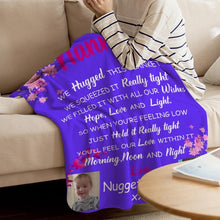 We/I Hugged  Custom Blanket