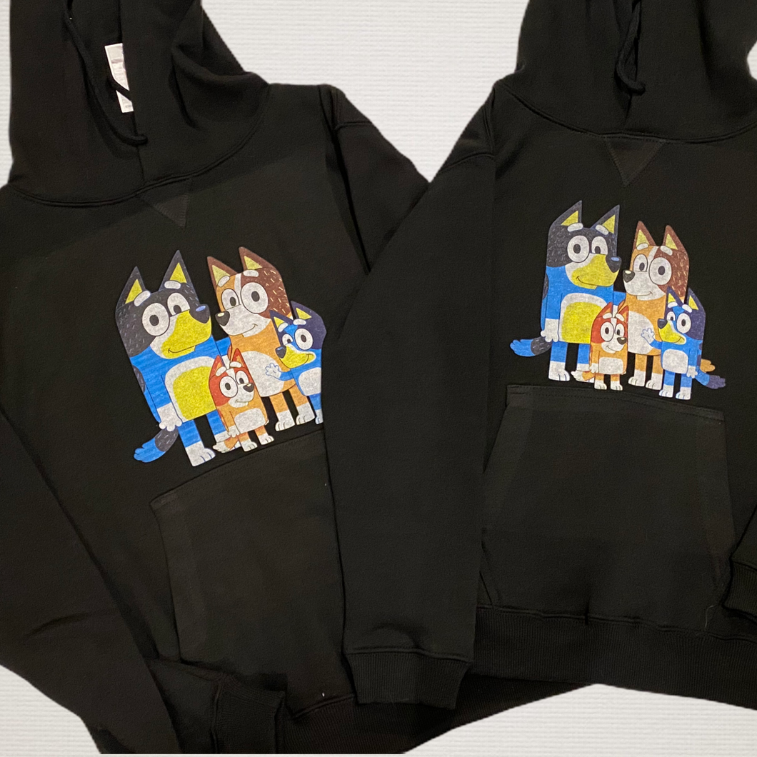 Bluey Kids custom Hoodies