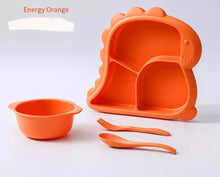 4pc dinosaur dinner set