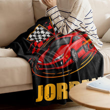 Race car Custom Blanket