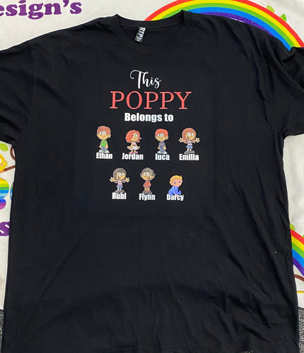 This poppy belongs to tshirt
