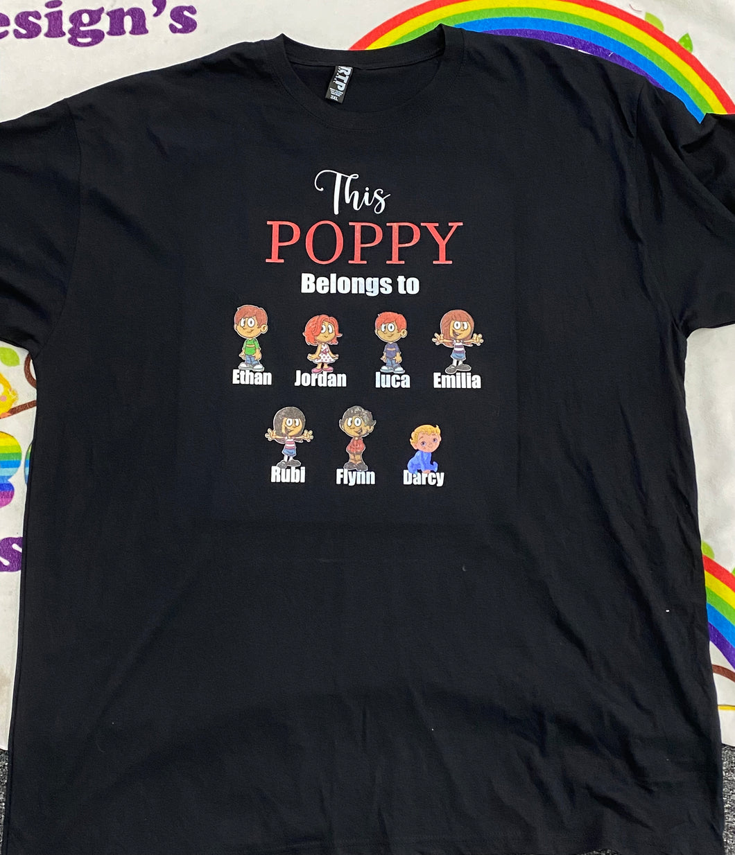 This poppy belongs to tshirt