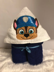 Paw patrol hooded towels