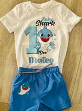 Baby shark cake smash outfit