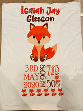 Baby fox pack blanket, towel