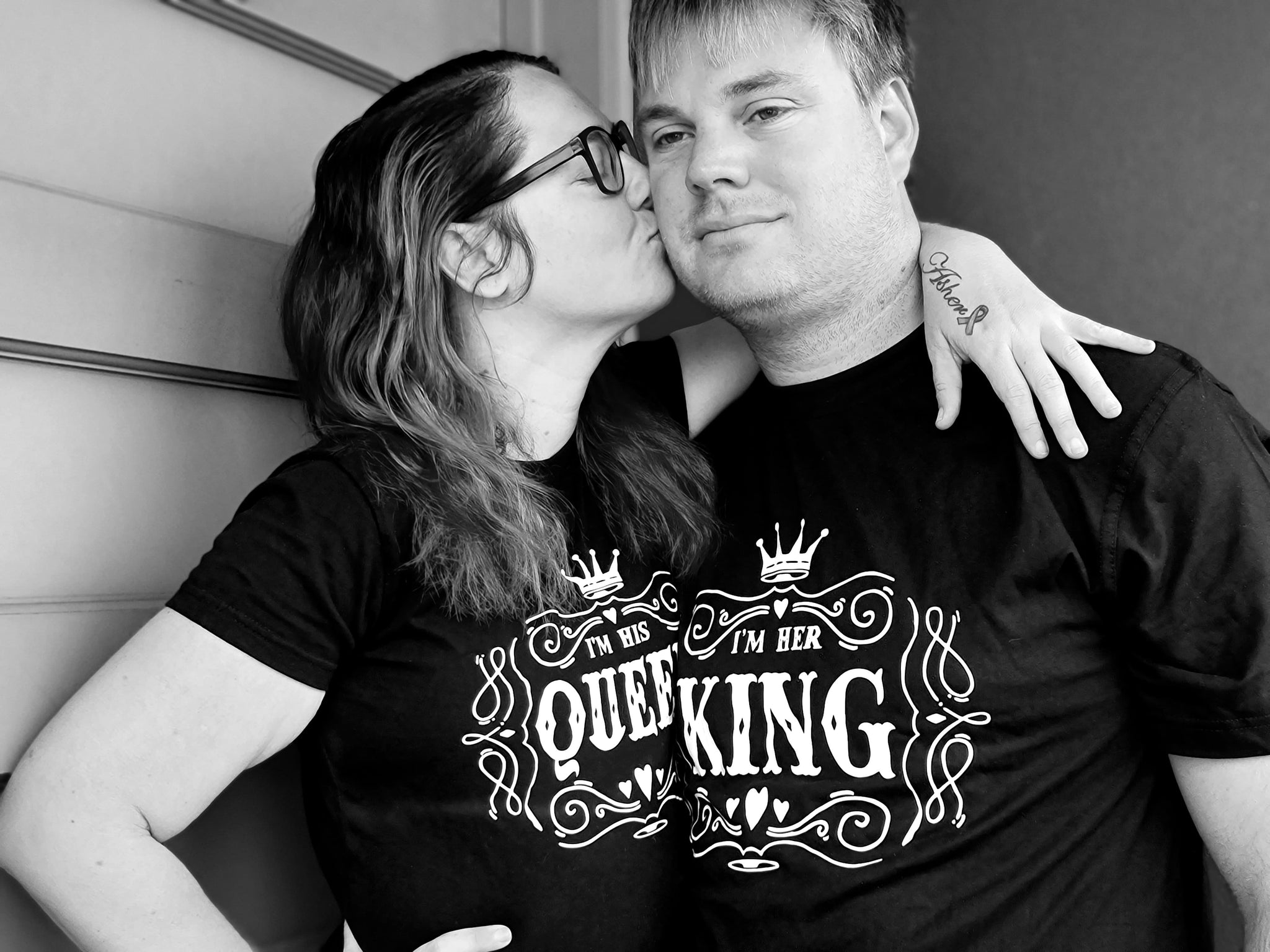 His queen, her king matching t-shirts – Rainbow Skye Designs