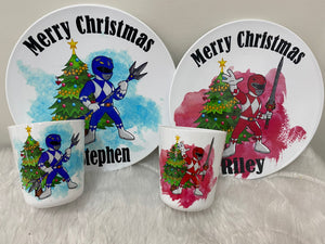 Christmas Plate and Cup Set -