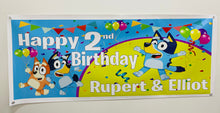 Bluey birthday banner/backdrop