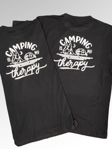 Camping is my therapy  tshirt