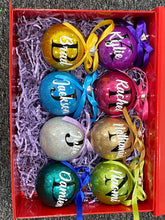 Personalised Glittered Baubles