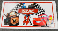 Cars birthday banner/backdrop