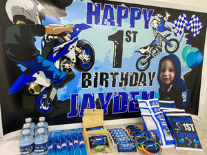 Dirt bike motorbike custom Party Pack