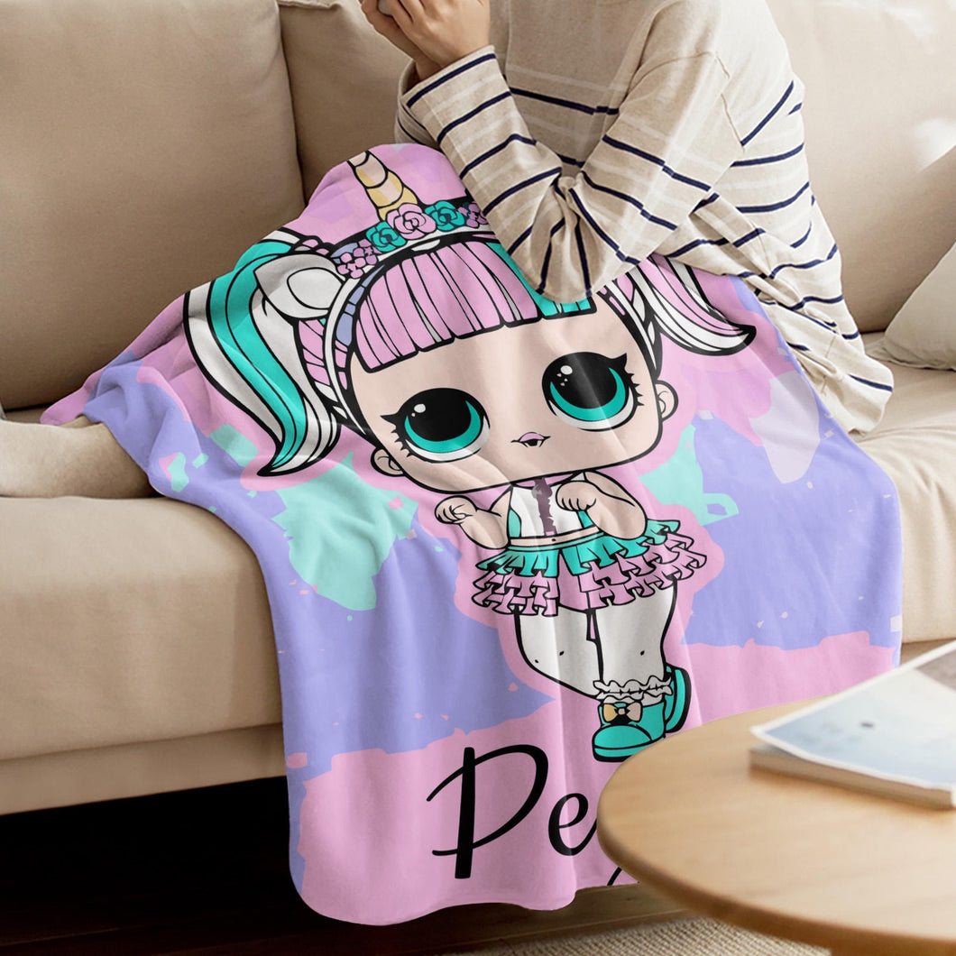 Lol dolls pink Custom Blanket