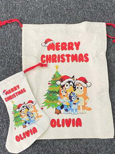 Custom Personalised Xmas Sacks