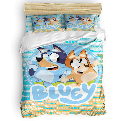 Bluey 3pc  quilt cover custom sets