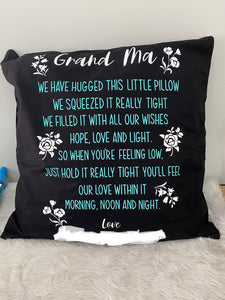 Personalised cushions