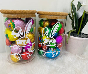 Easter chocolate jars