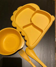 4pc dinosaur dinner set