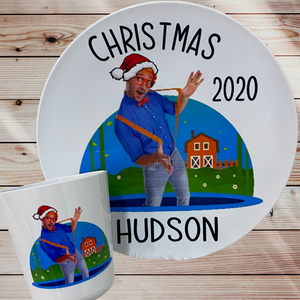 Christmas Plate and Cup Set -