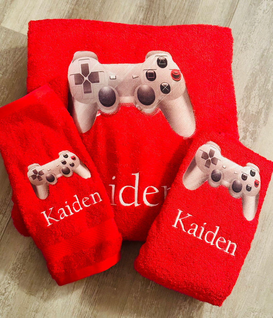 PlayStation controller towel/ towel set