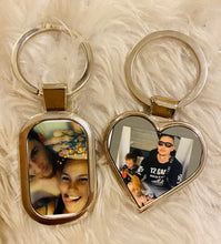 Metal personalised keyrings