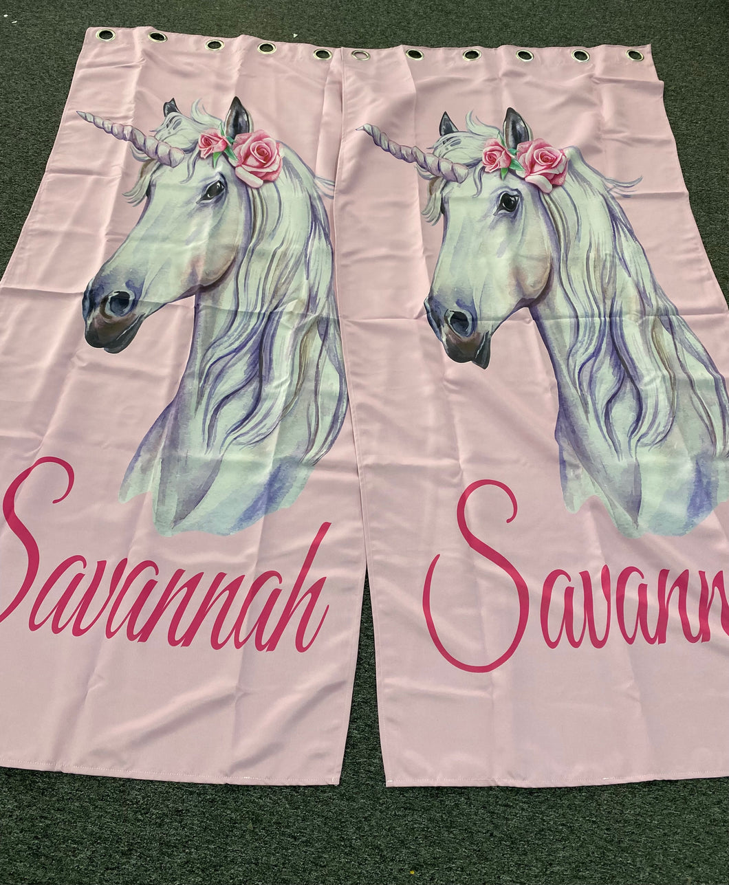 Unicorn  Block out custom curtains