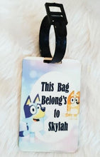 Bluey bag tag